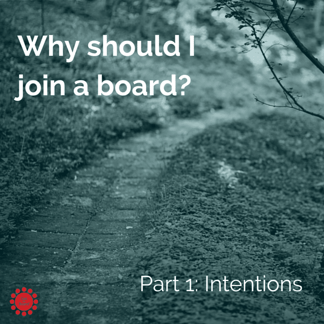 Why should I join a board?