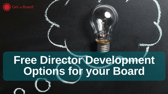 Free Director Development Options for your Board