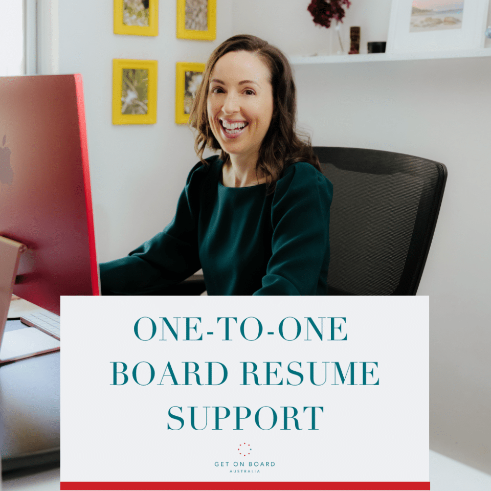 One-to-One Board Resume Support
