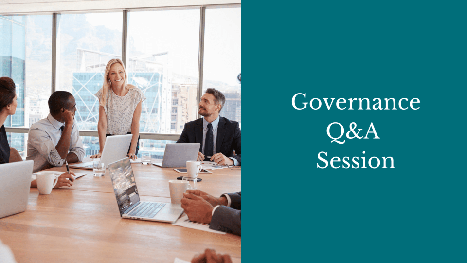 Governance Q&A Session